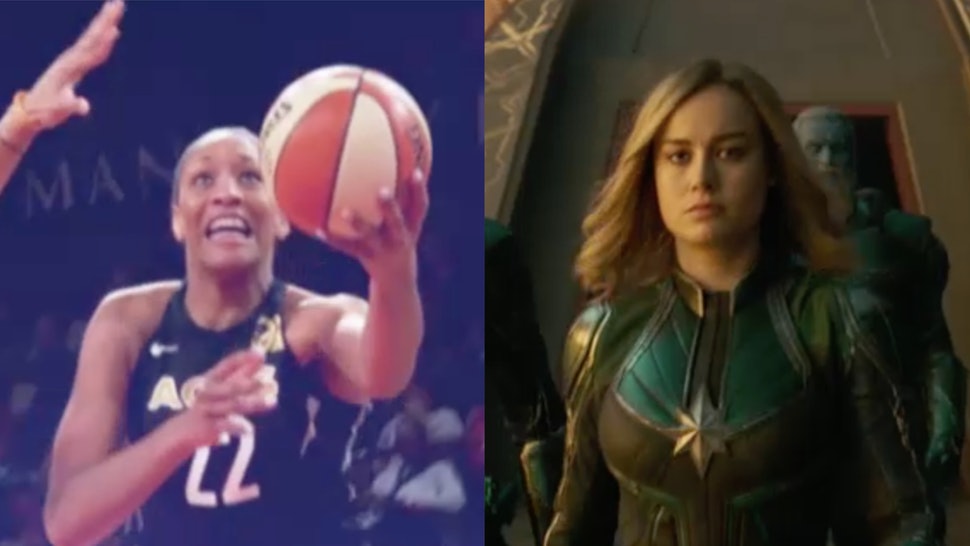 ‘Captain Marvel’ And WNBA Television Spot Released