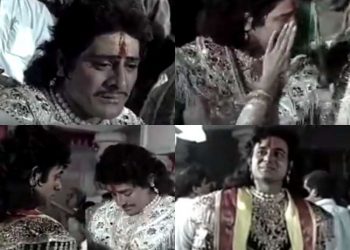 During the shoot, why Arjun cried
