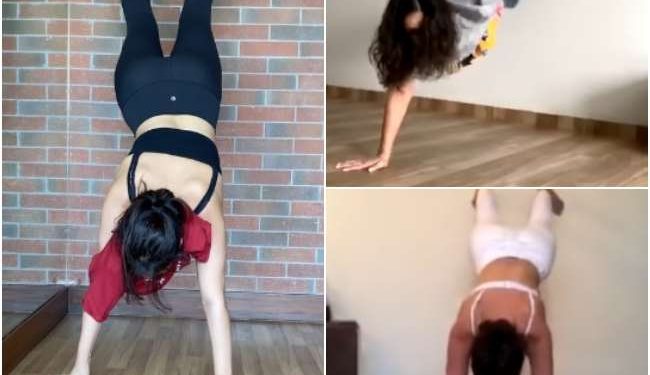 Actress giving this challenge to each other