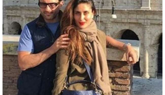 Kareena and Saif were seen enjoying at the beach