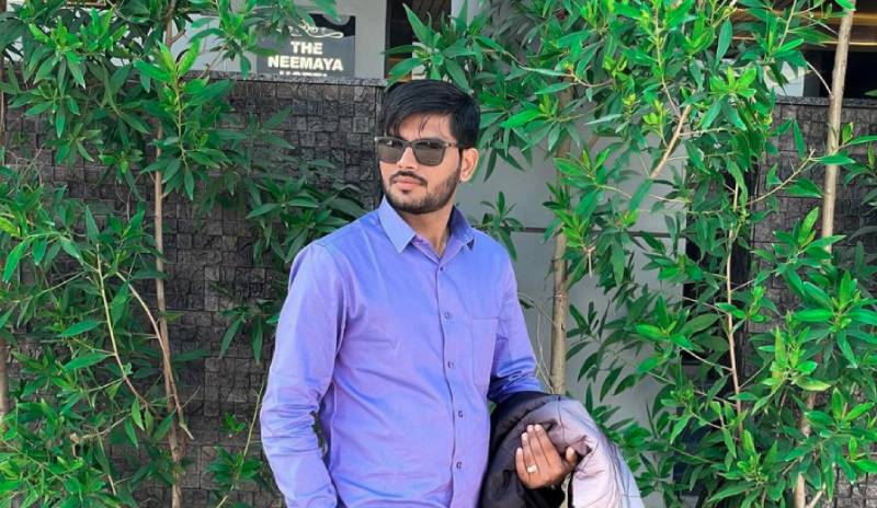 Young passionate fashion designer Nakshrajsinh Sisodia