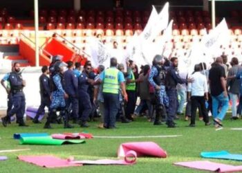 Protesters attacks Indian embassy’s Yoga Day event in Maldives
