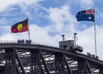 On Sydney Harbour Bridge, an Aboriginal flag will replace the NSW flag