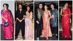 Kartik Aaryan, Karan Johar, Taapsee Pannu, and Kriti Sanon dress ethnically for Ayushmann Khurrana’s Diwali party. See images
