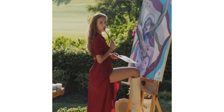 I leave a piece of my soul and a fragment of my story on canvas, – OLY.B, an artist