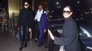 Fans refer to Deepika Padukone as “queen” and she is back in India after presenting at the Oscars in 2023. Watch