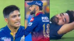 Watch as Gill dashes RCB’s hopes of making the IPL Playoffs as Kohli smashes a bottle and hits the ground in disgust. Siraj lies unmoving on the ground