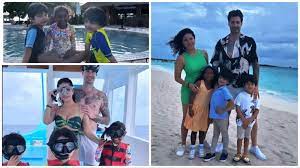 Sunny Leone shares entertaining video from Maldives family vacation: Daniel Weber and I put forth a lot of effort to get this