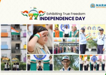 Narayanites Portray True Freedom with Patriotic Fervour on 77th Independence Day