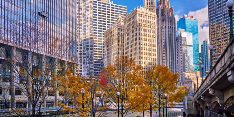 Significant temperature change in the Chicago region after an unusually warm week