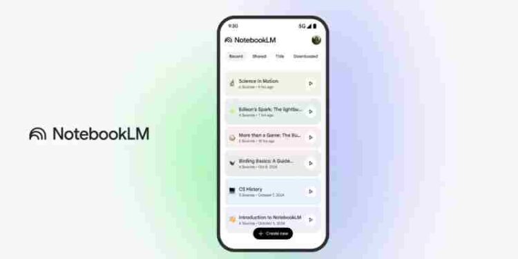 Google Launches the NotebookLM App for iOS and Android