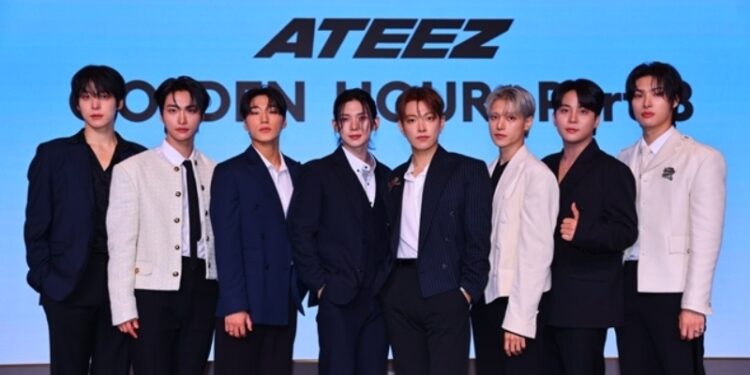 ATEEZ’s “GOLDEN HOUR: Part.3” Becomes Their fifth Consecutive No. 1 on the Top Album Sales Chart